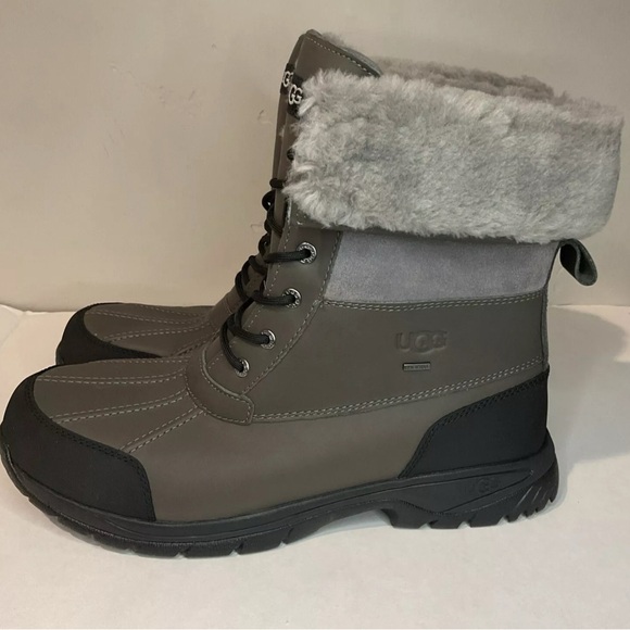 UGG Men’s Butte Boots Waterproof Grey Sz 13 NWOB - Picture 6 of 12
